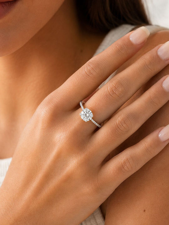 Verita Verita Einzelner Steine Ringe aus Silber mit Zirkon