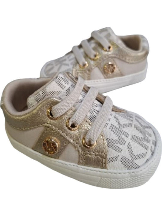 Michael Kors Baby Soft-Sole Sneakers Gold