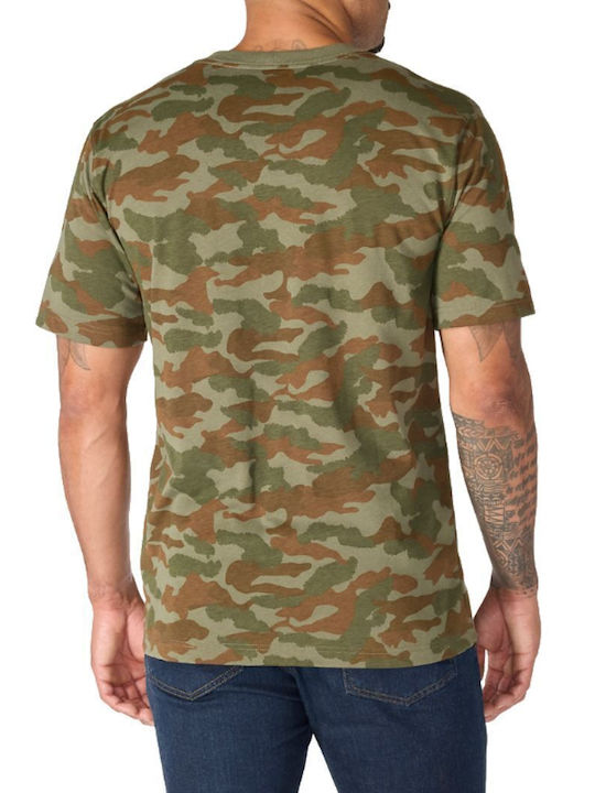 Herrenblusen Kurzarm T-Shirt Khaki