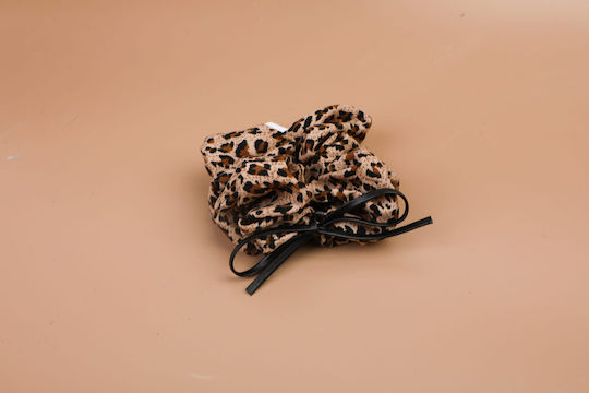 Leopard Print Series Hair Scrunchies Tie Bar