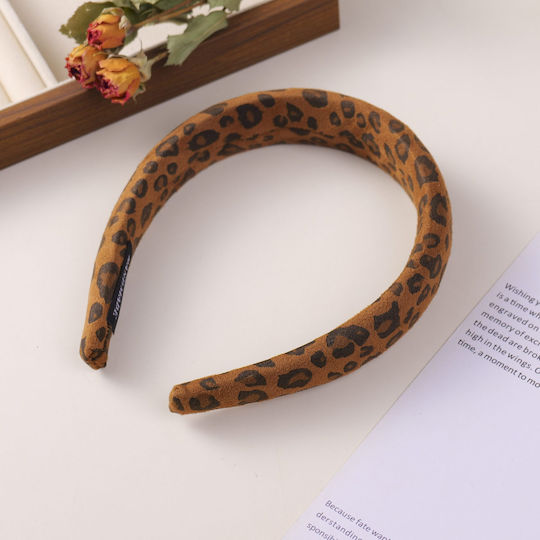 Leopard Print Series Bandă Pentru Cap Maro