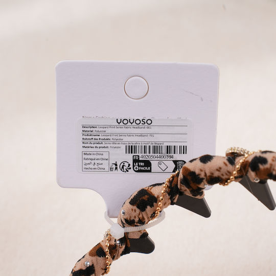 Leopard Print Series Fabric Hair Headband 001