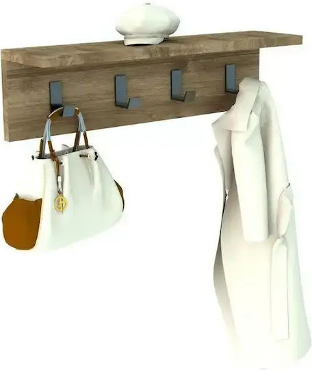 4 Hooks 60x15x16cm