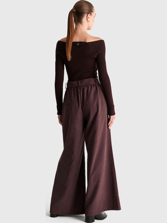 Women's Pantaloons Red 8924667-Wine