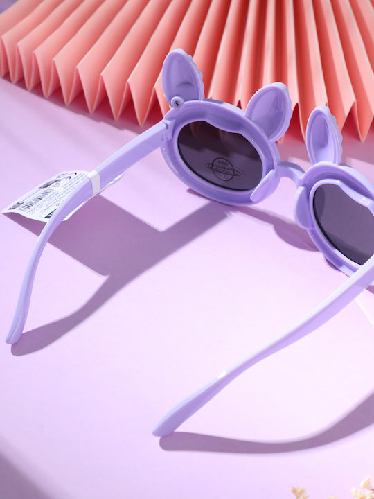 Kids Sunglasses Flowers Purple