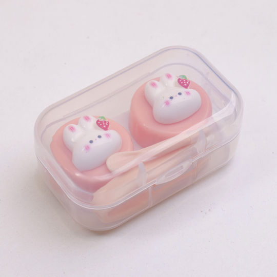 Kontaktlinsenbehälter Strawberry Bunny