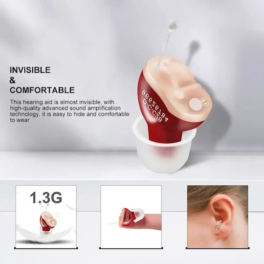 Kalaxio Set T1 Digital Invisible Hearing Aids CIC In-Ear 123db