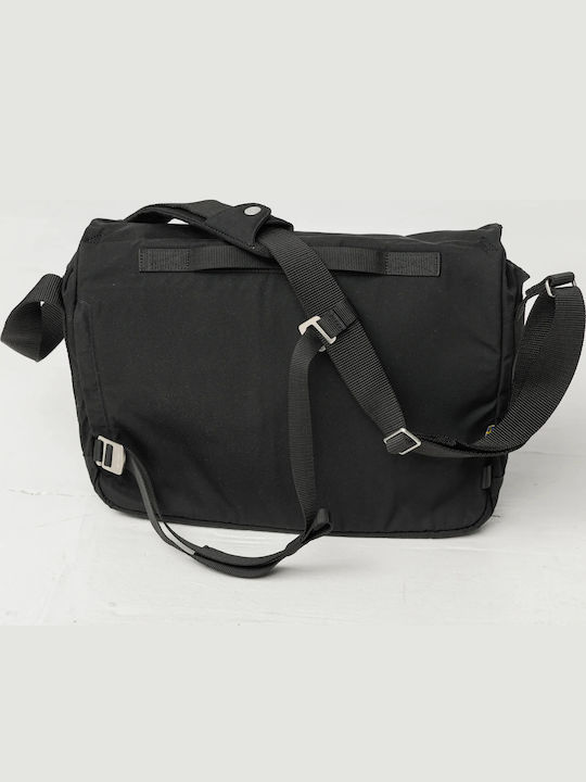 Greenland Leather Men's Shoulder / Crossbody Bag Black