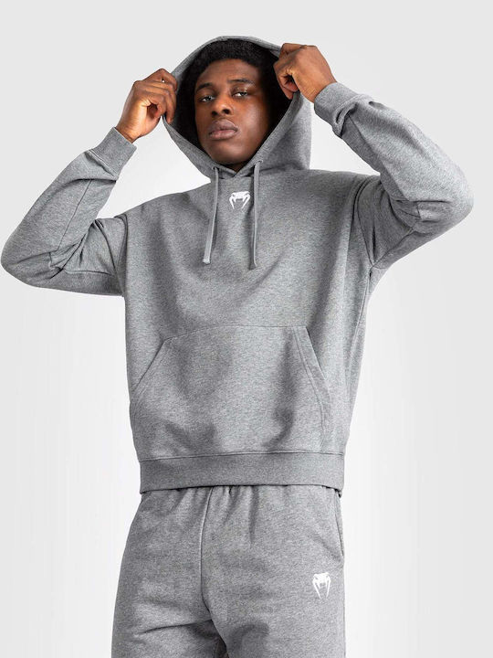 Hooded Sweatshirt Khaki - Light Grey