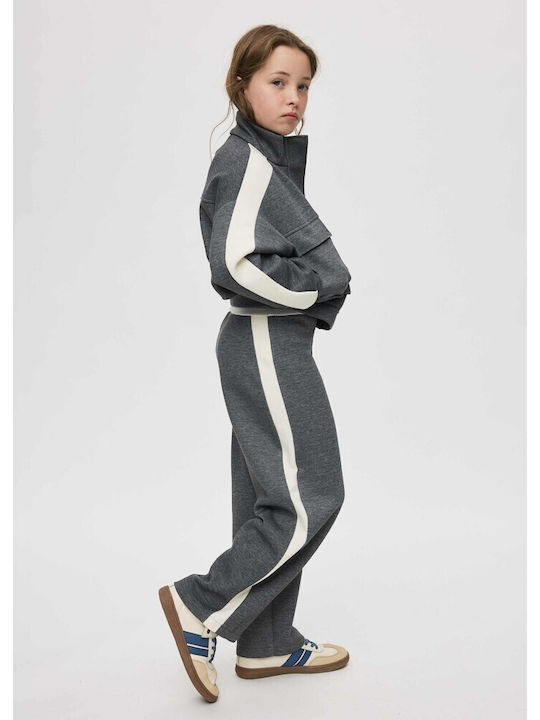Mayoral Kids Tracksuit Set With Jacket Grey 2 Pieces