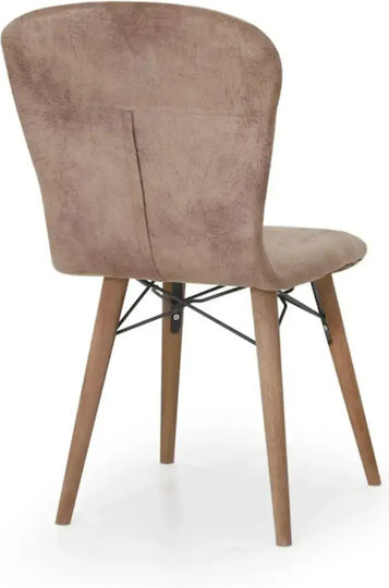 Scaun Bucătărie Cu Material Textil Burgundy