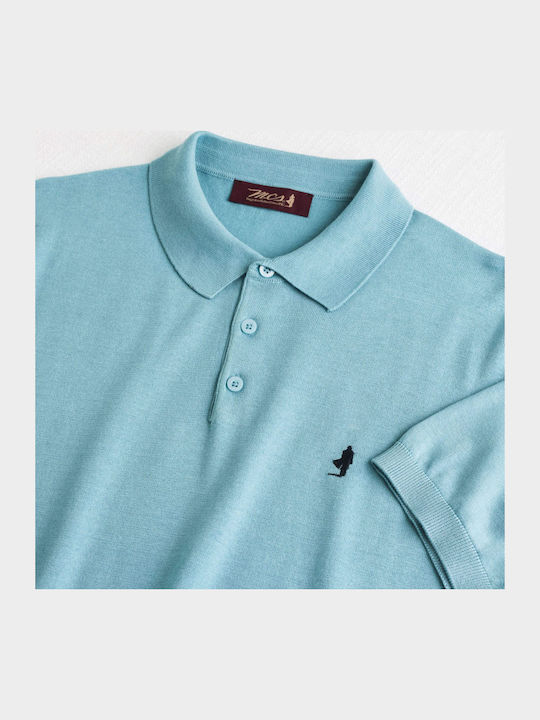 Polo Bluză Albastru deschis