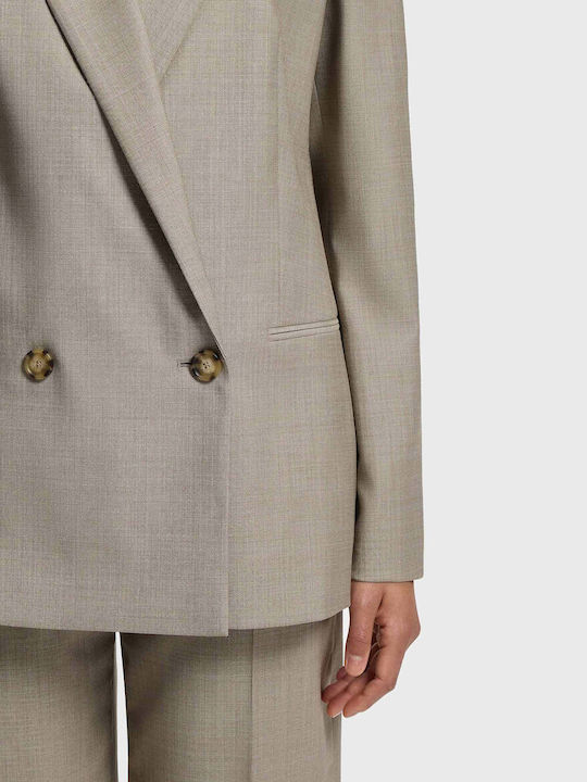 Boss Дамско Строено Сако Light Beige
