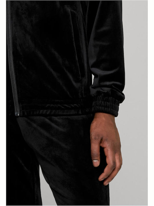 Herren Fleecejacke Schwarz