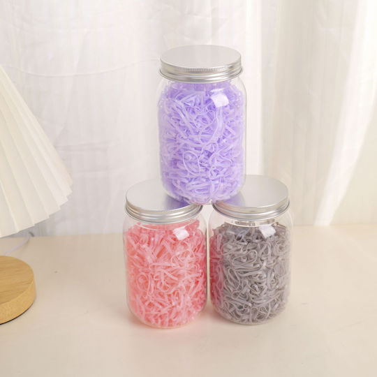 Hair Scrunchies Single Use Large Wide Container