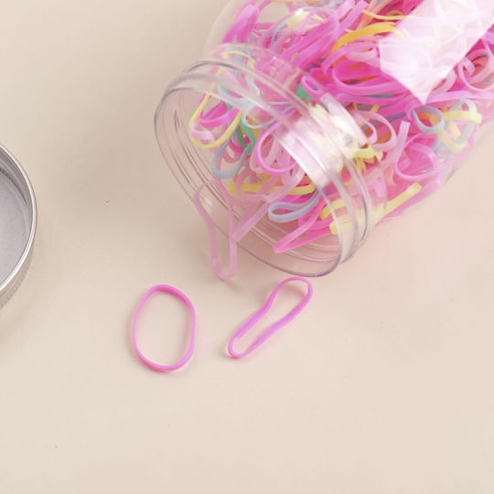 Hair Scrunchies Single Use Large Wide Container