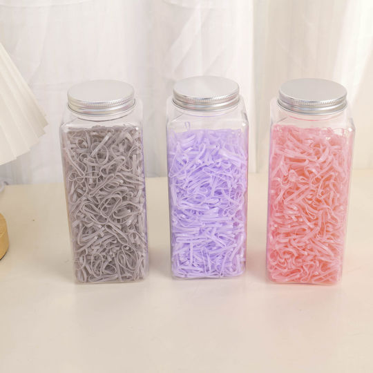 Hair Scrunchies – Disposable Rectangular Container