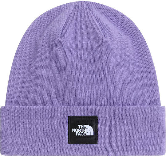 Dock Worker Recycled Beanie Men's Knitted Beanie in Purple