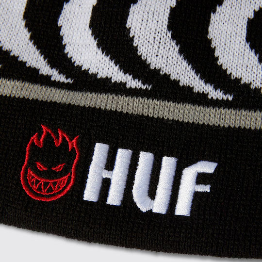 Beanie Unisex Strickmütze in Schwarz Farbe