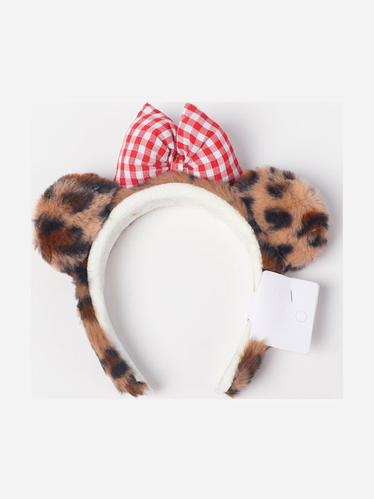 Kids Headband with Brown Bow