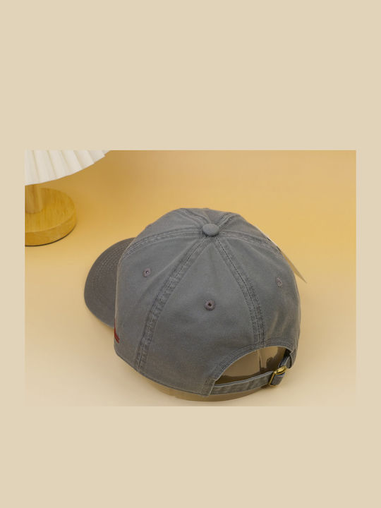 Jockey Cap Cotton Grey