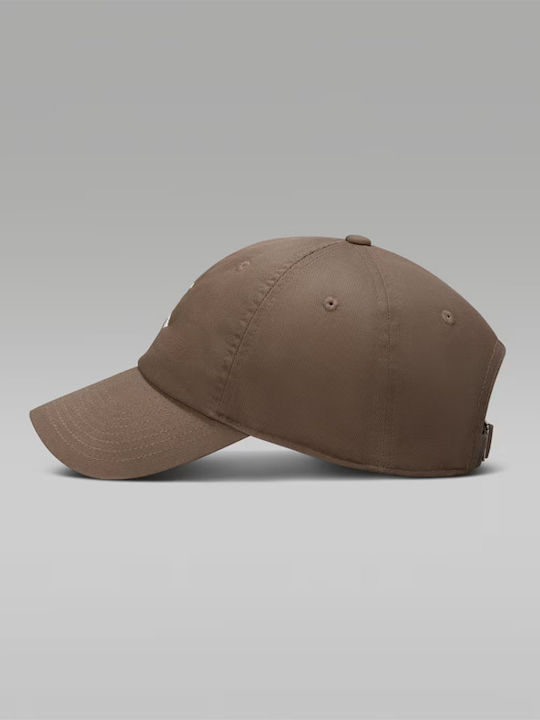 Jordan Club Неструктурирана шапка с извита козирка Strapback Hq1963 232 Кафява