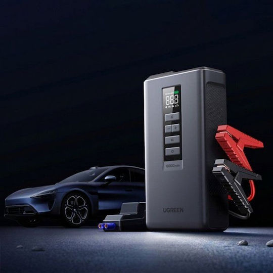 Ugreen ES703 Starter Portabil pentru Baterie Auto și Motocicletă 10000mAh cu Power Bank 12V