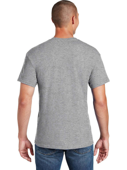 Gildan Dryblend Ανδρικό Διαφημιστικό T-shirt Κοντομάνικο Sport Grey