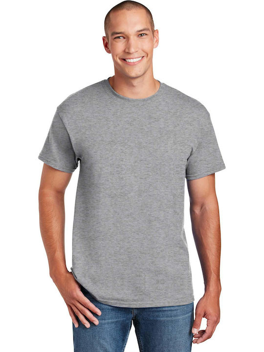 Gildan Dryblend Ανδρικό Διαφημιστικό T-shirt Κοντομάνικο Sport Grey