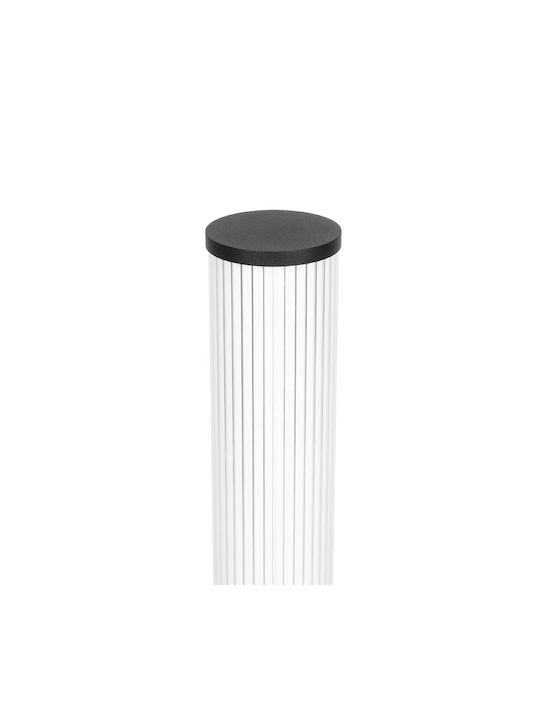 GloboStar Outdoor Small Post LED Floor Lamp 15W With Warm White Light IP65 White