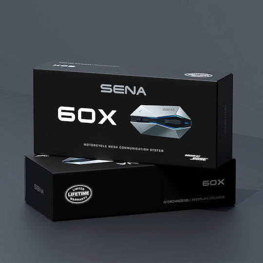 Sena 60X-01 Einzelne Gegensprechanlage für Motorradhelm mit Bluetooth