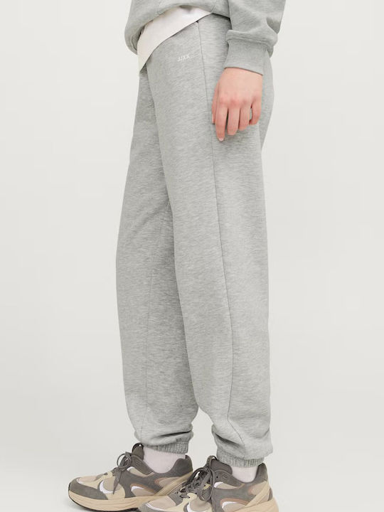 Damen Jogginghosen mit Jogger Light Grau Melange