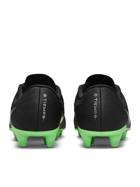 Tiempo MG Kinder Fußballschuhe und Stollenschuhe mit Tappen Schwarz