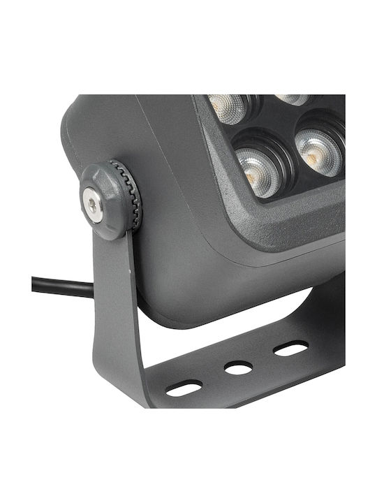 GloboStar Σποτ Δαπέδου LED 8W με Θερμό Λευκό Φως IP65 Λευκό