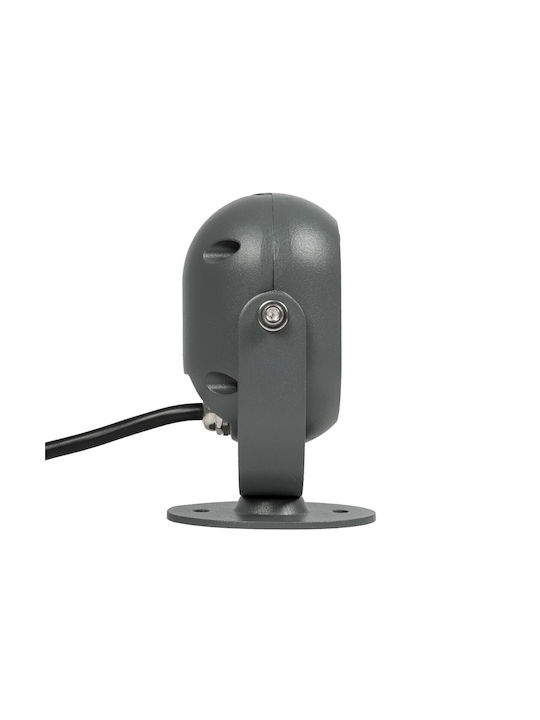 GloboStar Spot De Podea LED 4W Cu Lumină Alb Cald IP65 Alb