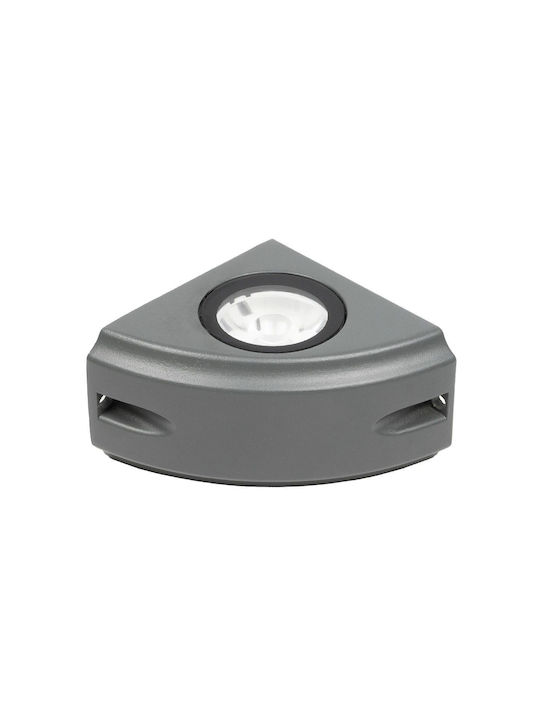 GloboStar LED Boden Spot 3W Mit Warm Weiß Licht IP65 Weiß