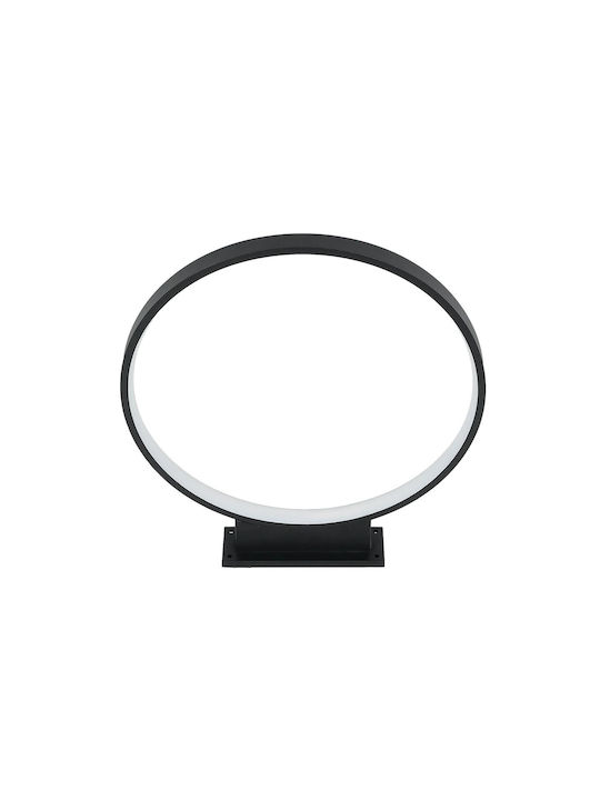 GloboStar LED Small Post Outdoor Floor Lamp 15W with Warm White Light IP65 White