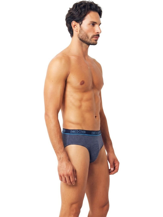Men's Slip Blue Melange
