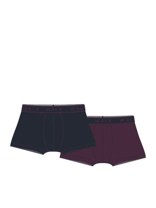 Herren Boxershorts Grau 2er Pack