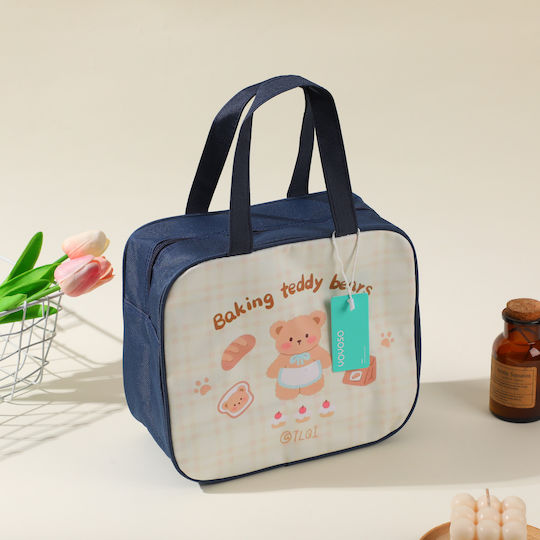 Teddy Bear Kids' Lunch Handbag Pink