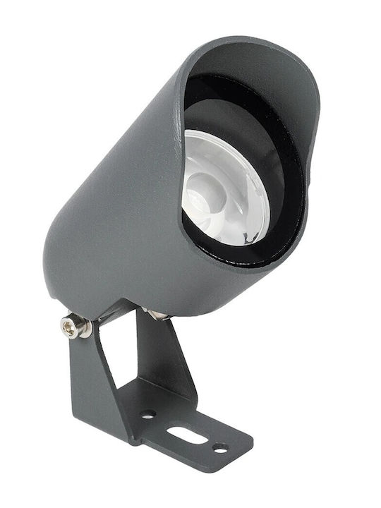 GloboStar Στεγανό Φωτιστικό Led Καρφωτό Θερμό Λευκό GLB-103-0026