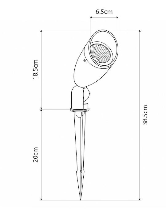 GloboStar Wasserdichtes LED-Leuchten Eingefasst Warmes Weiß GLB-103-0028