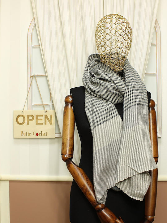 ButicCochet Women's Grey Shawl