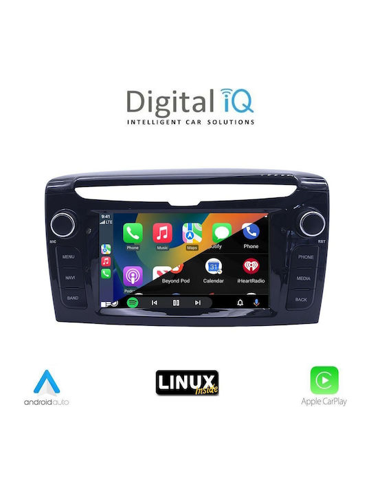 Digital IQ Bla 044_cpa 7" Deck Multimedia Linux System Lancia Ypsilon Modell 2011+