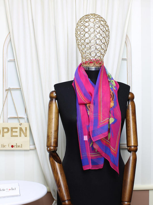 ButicCochet Women's Fuchsia Shawl