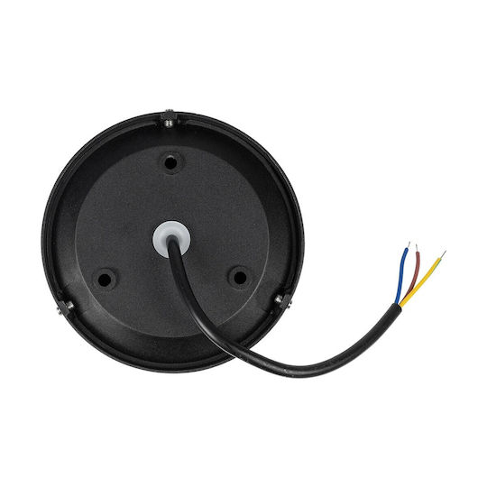 GloboStar Стенен Външен Осветител LED IP65 3W с Топла Бяла Светлина 12x3x12см.