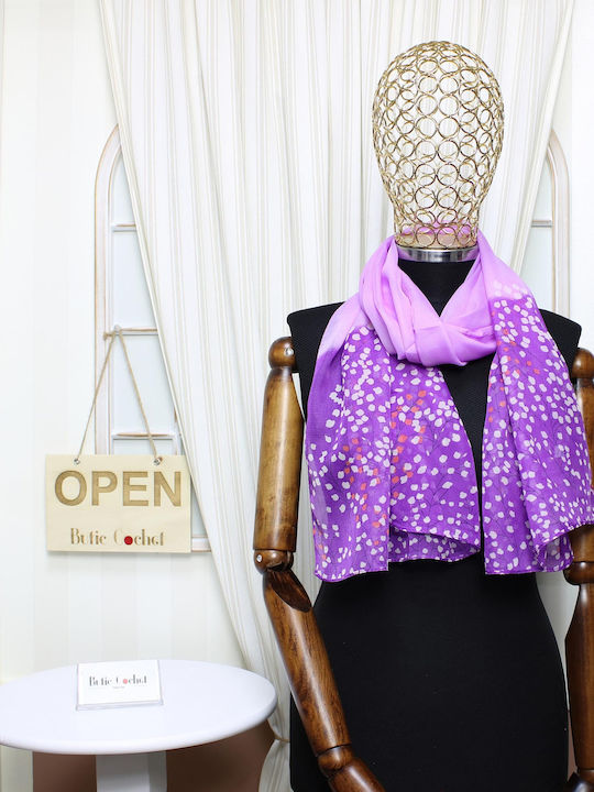 ButicCochet Şal Pentru Femei Violet