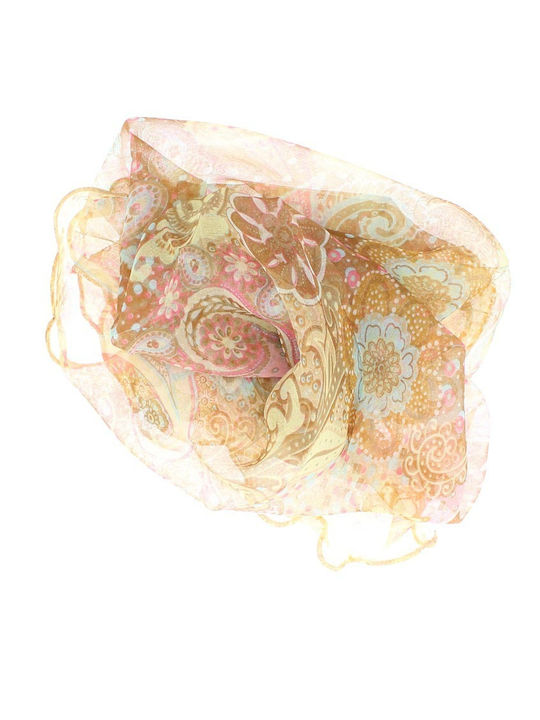 ButicCochet Women's Silk Shawl Beige