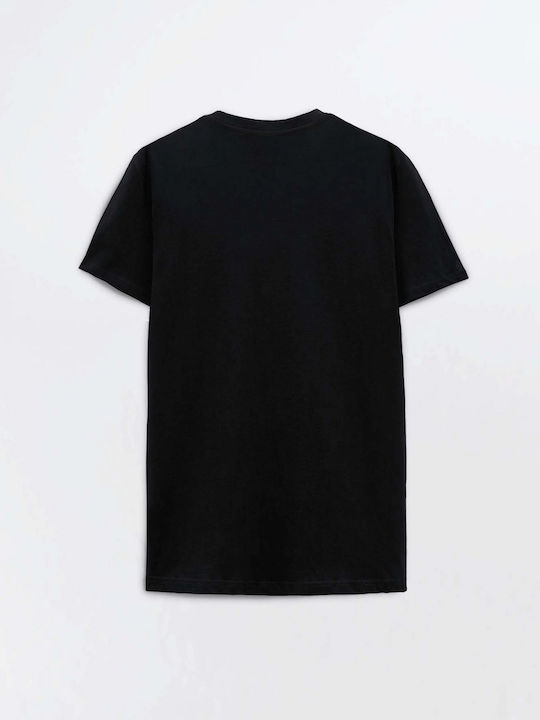 T-shirt Μαύρο