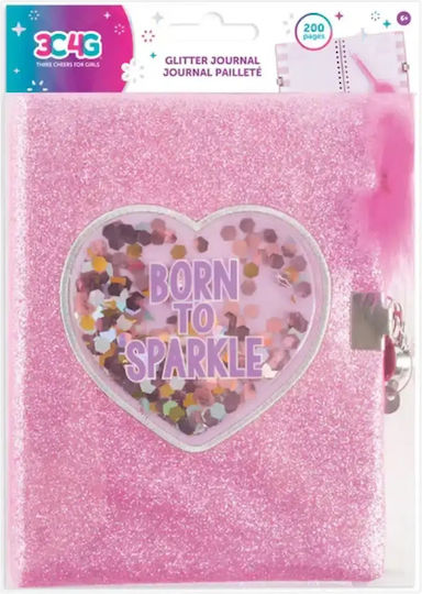 Just Toys Born To Sparkle Caiet 100 Foi cu Caiet și Lacăt Multicolor